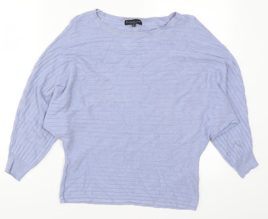 F&F Womens Blue   Pullover Jumper Size 8