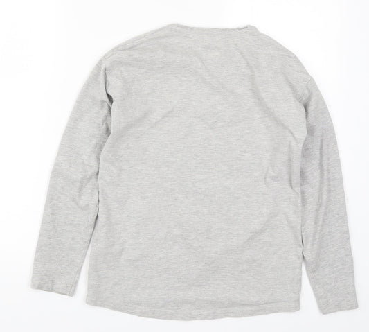 Nutmeg Girls Grey Solid  Top Pyjama Top Size 13-14 Years  - Unicorn