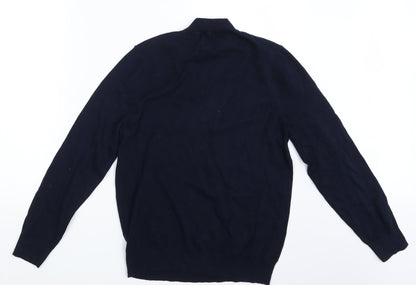 Mens UK Size M Burton Blue Pullover Sweatshirt