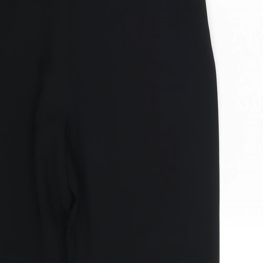 Womens UK Size One Size Preworn Regular Fit  Black Trousers