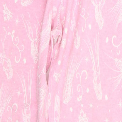 Disney Girls Pink Animal Print  Jogger Trousers Size 9 Years