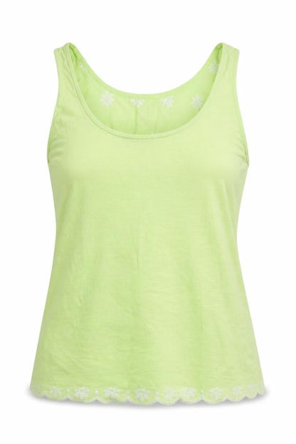 Womens UK Size 10 NEXT Yellow Basic Tank