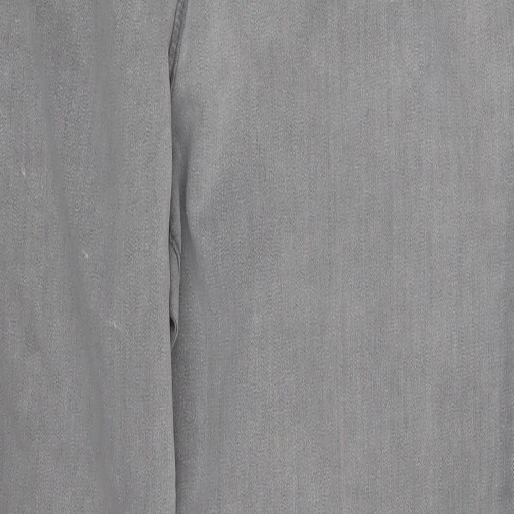 Bonmarché Womens Grey  Denim Skinny Jeans Size 16 L27 in