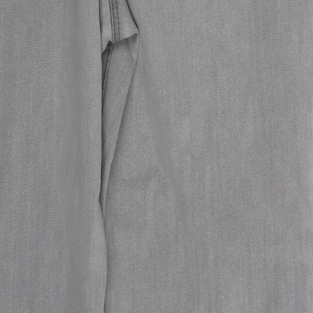 Bonmarché Womens Grey  Denim Skinny Jeans Size 16 L27 in