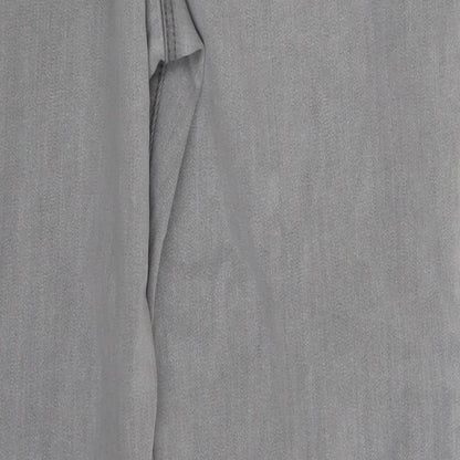 Bonmarché Womens Grey  Denim Skinny Jeans Size 16 L27 in