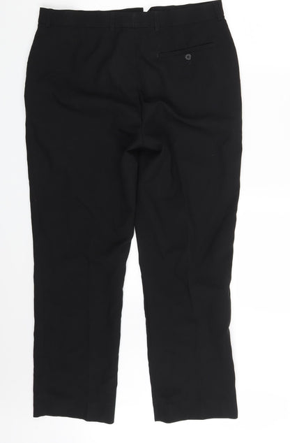 Taylor & Wright Mens Black   Trousers  Size 34 in L25 in