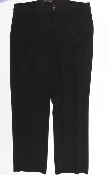M&S Womens Brown   Dress Pants Trousers Size 16 L28 in