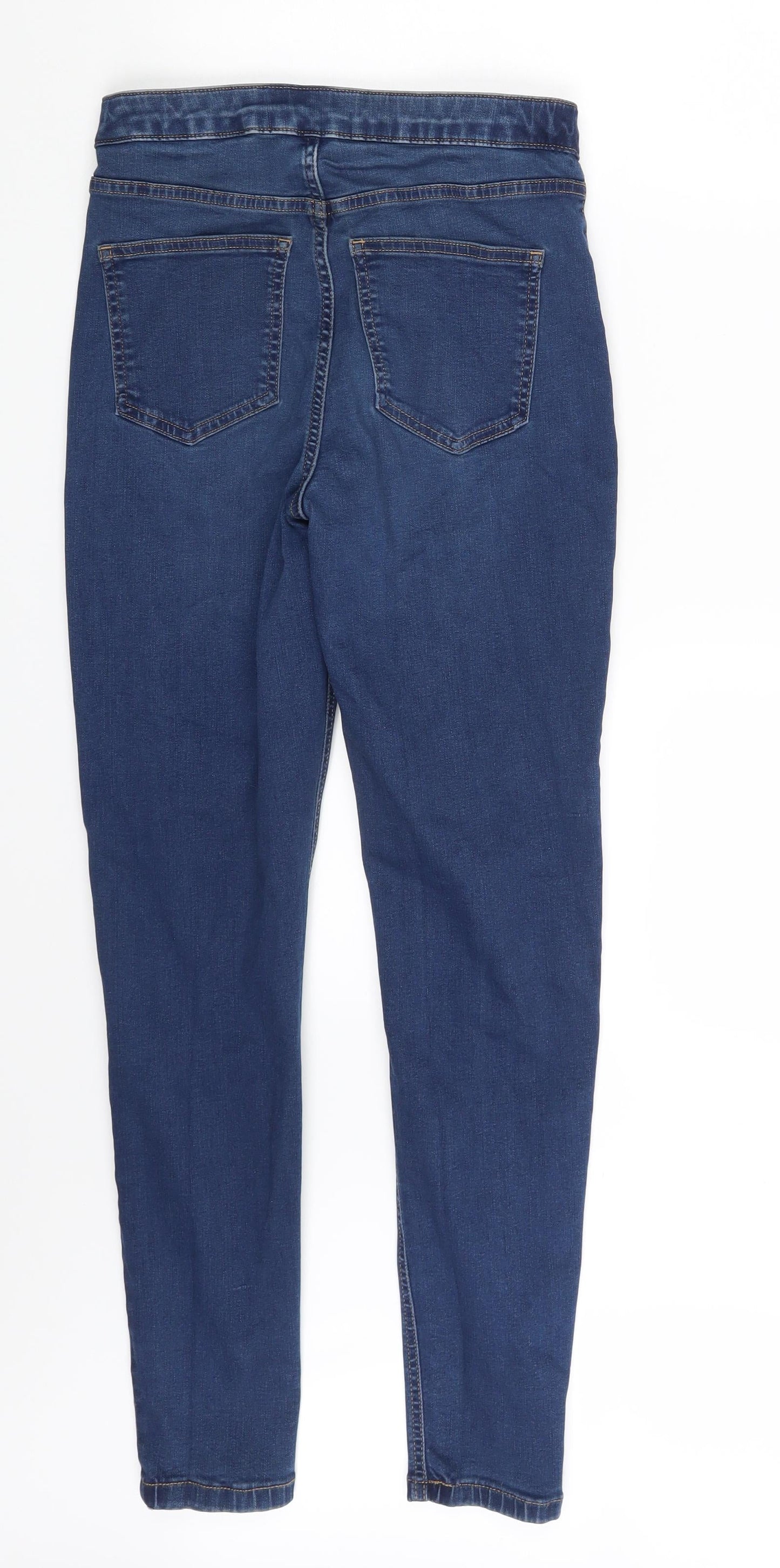 M&S Womens Blue  Denim Skinny Jeans Size 10 L27 in