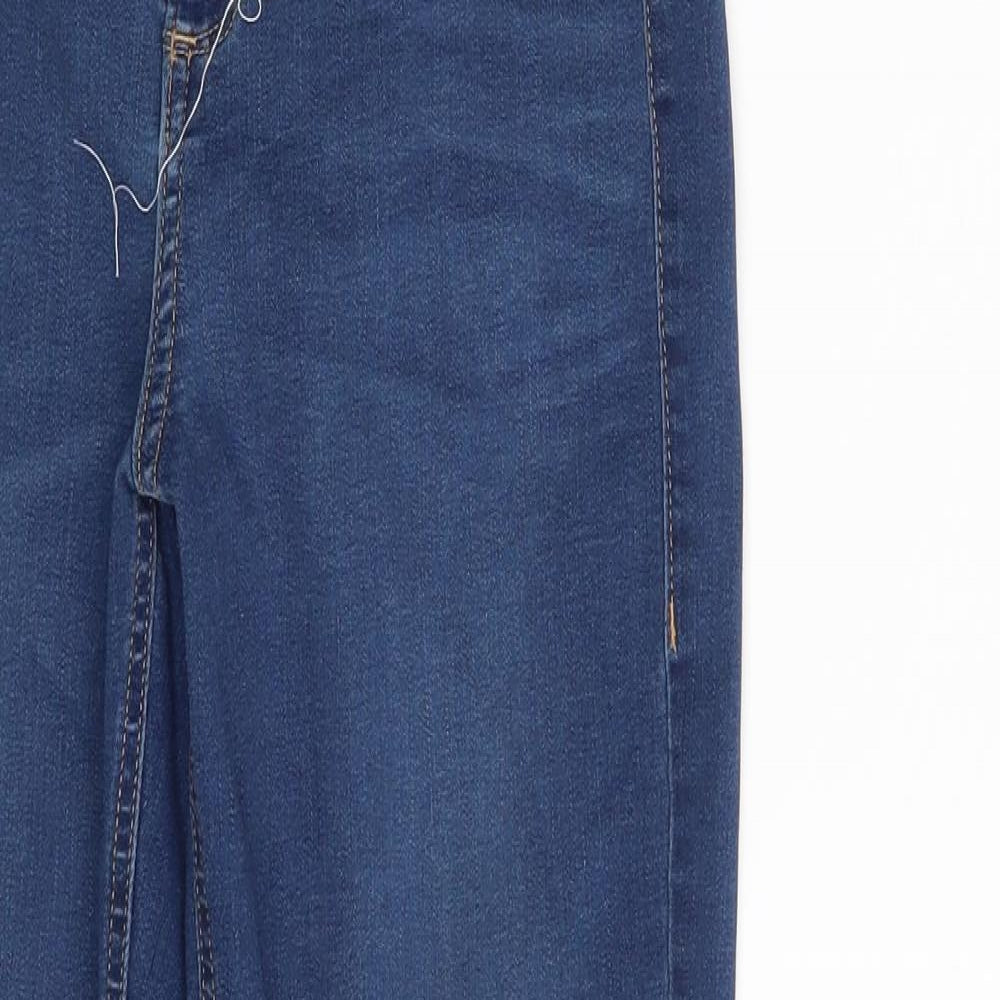 M&S Womens Blue  Denim Skinny Jeans Size 10 L27 in