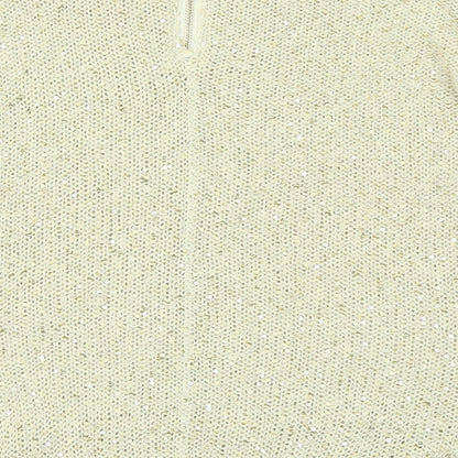 Womens UK Size 8 Warehouse Beige Pullover Jumper