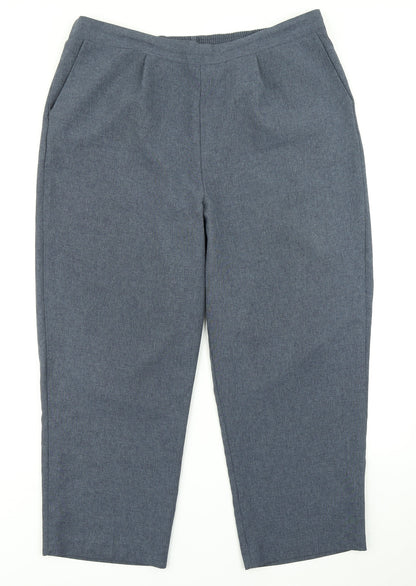 Bonmarché Womens Blue   Trousers  Size 18 L23 in