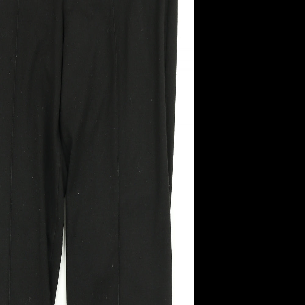 Womens UK Size 14 Marks & Spencer Regular Fit Dress Pants Black Trousers
