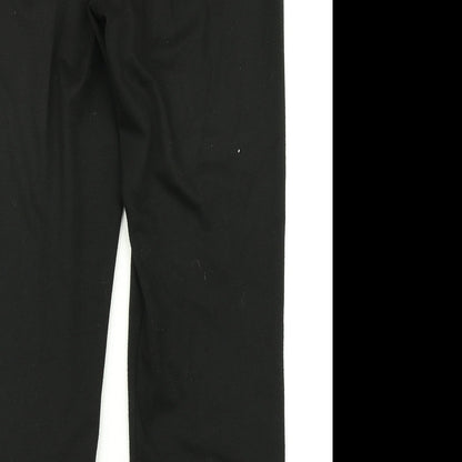 Womens UK Size 14 Marks & Spencer Regular Fit Dress Pants Black Trousers