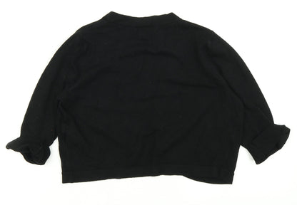 Womens UK Size 10 The Collection Black Cardigan Jumper