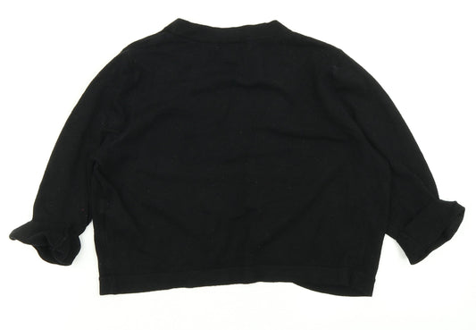 Womens UK Size 10 The Collection Black Cardigan Jumper