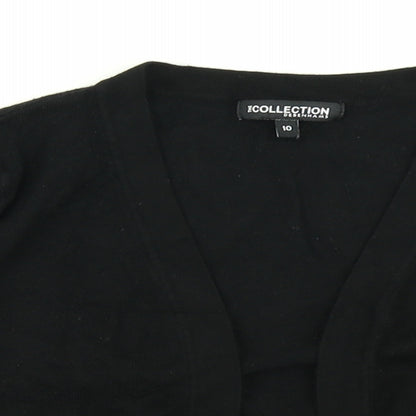 Womens UK Size 10 The Collection Black Cardigan Jumper