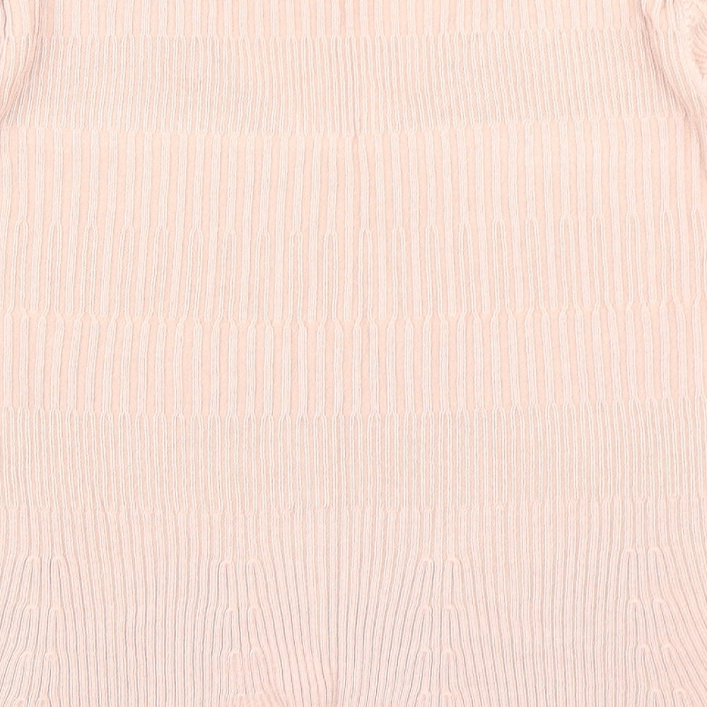 Per Uap Womens Pink  Knit Pullover Jumper Size 16
