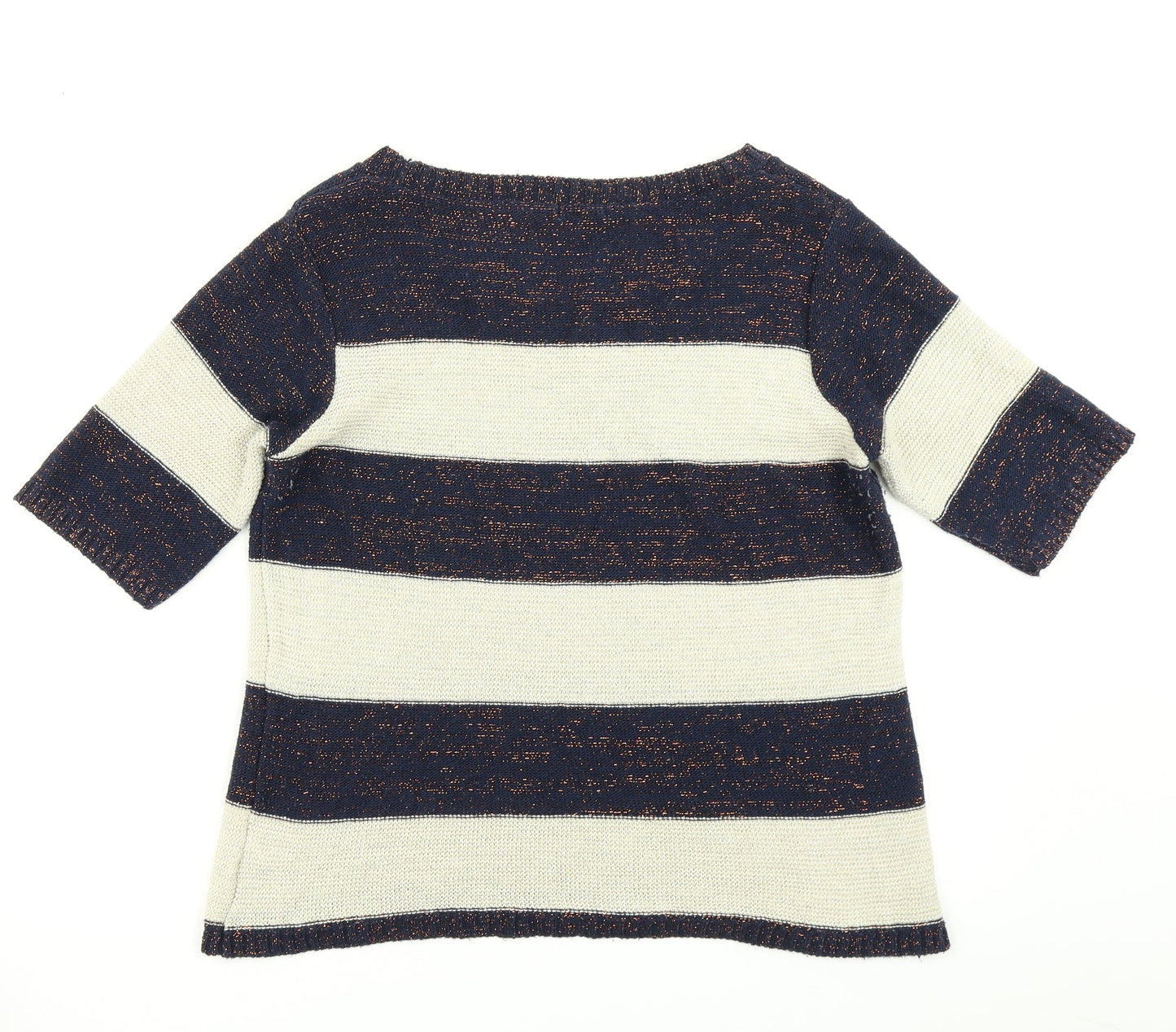 Womens UK Size M M&Co Beige Pullover Jumper
