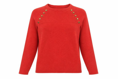Womens UK Size 12 Per Una Red Pullover Jumper