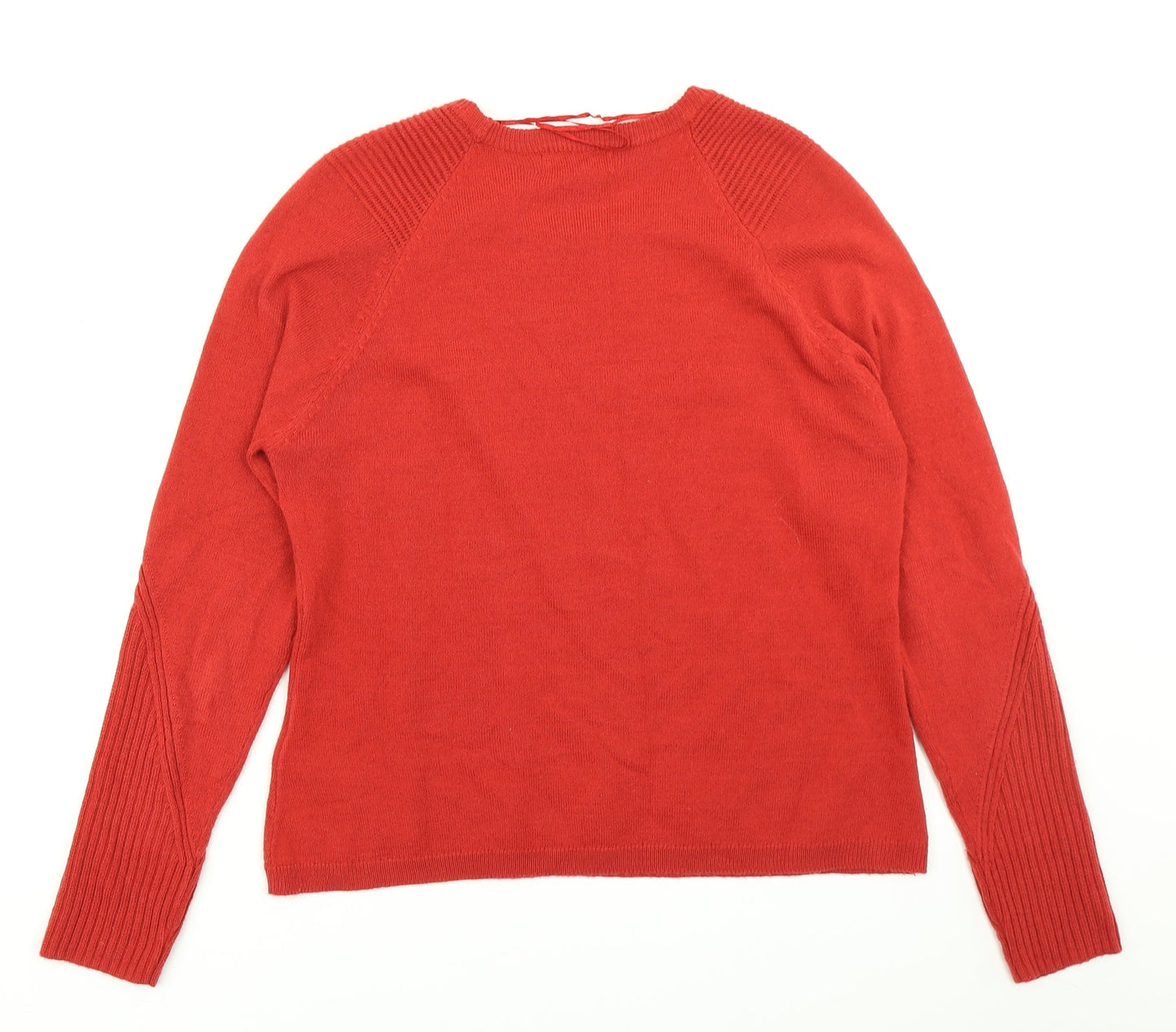 Womens UK Size 12 Per Una Red Pullover Jumper