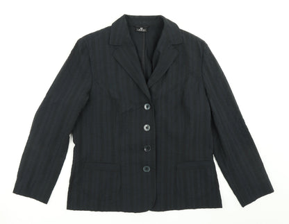 Lebek Womens Blue   Jacket Blazer Size 12