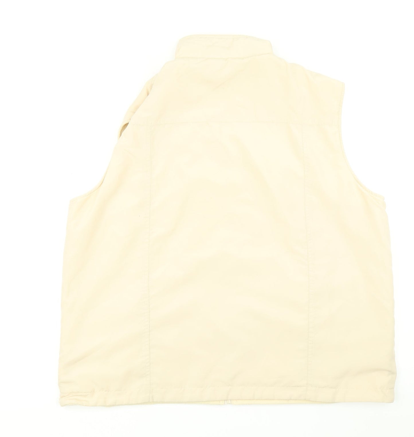 Womens UK Size L Bonmarché Beige Gilet