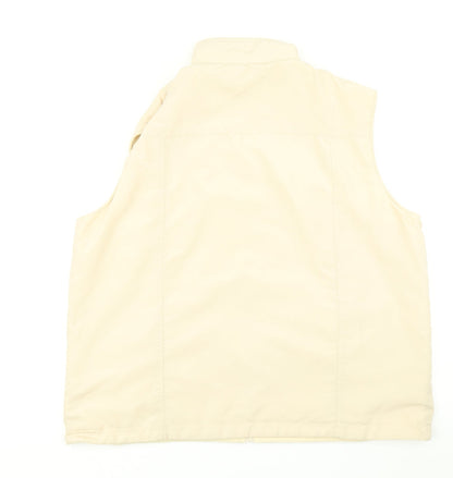 Womens UK Size L Bonmarché Beige Gilet