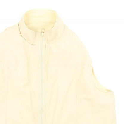 Womens UK Size L Bonmarché Beige Gilet