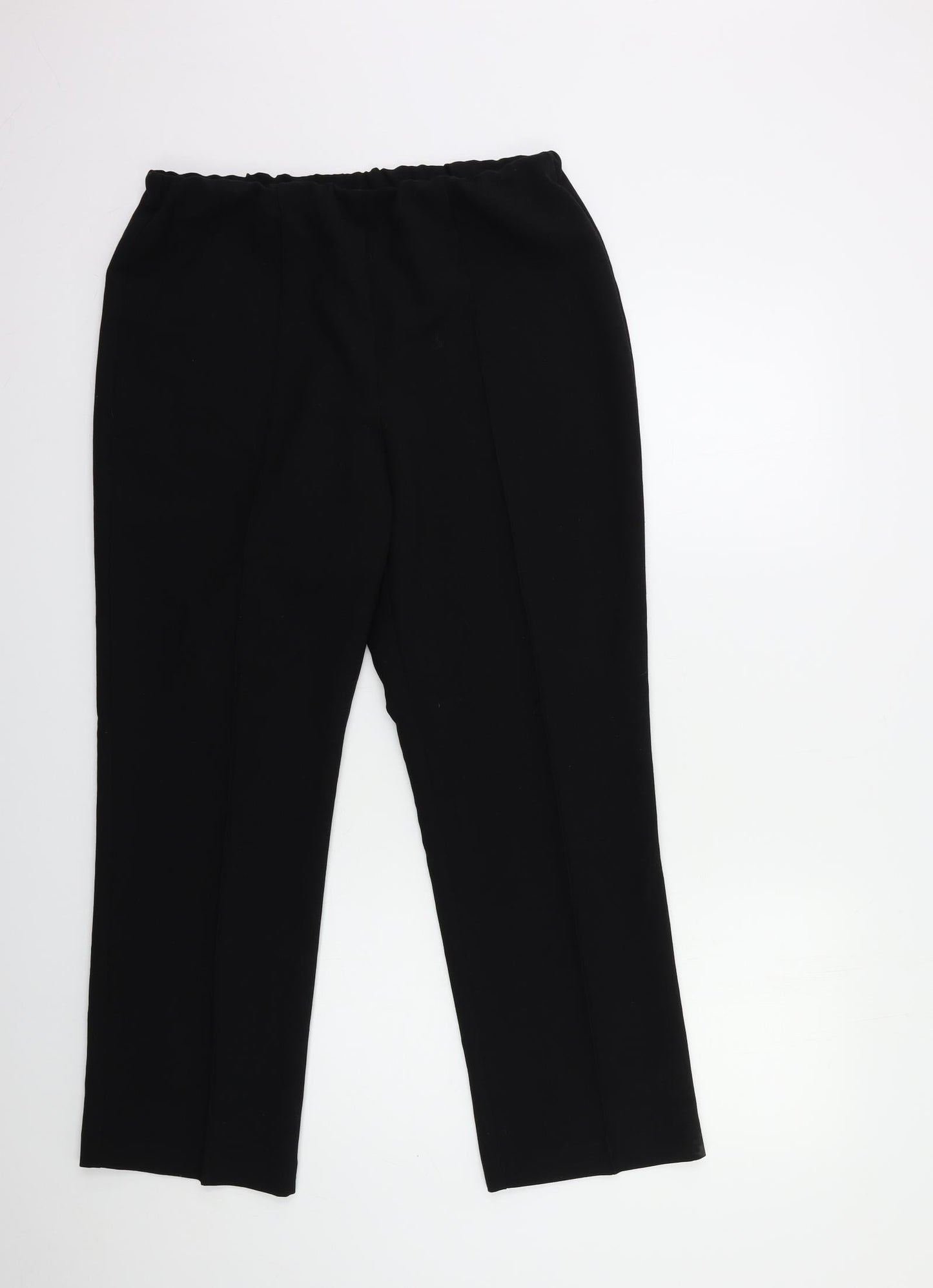 Classic Womens Black   Trousers  Size 12 L28 in