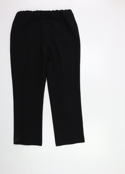 Classic Womens Black   Trousers  Size 12 L28 in