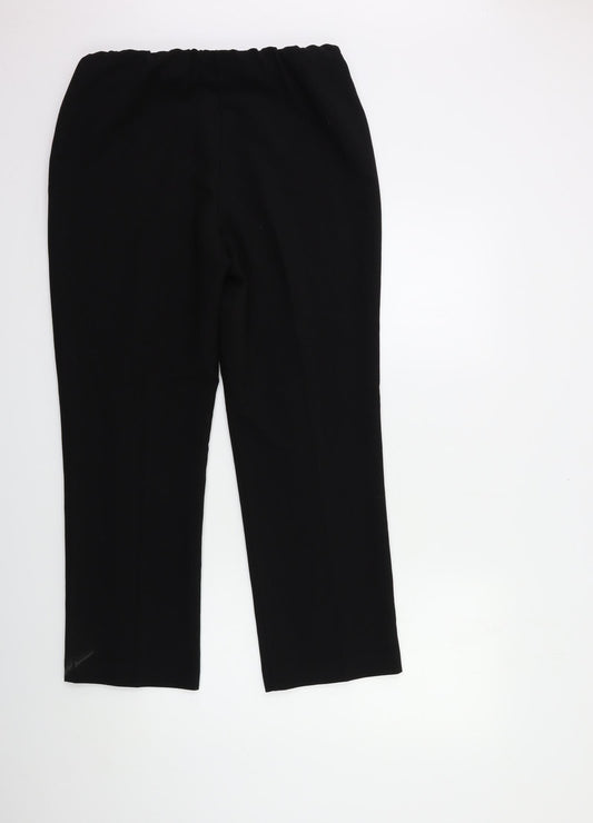 Classic Womens Black   Trousers  Size 12 L28 in