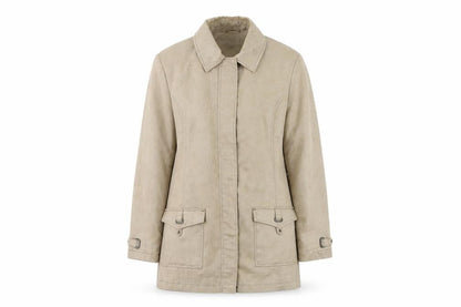 Bonmarché Womens Beige Overcoat Coat Size M