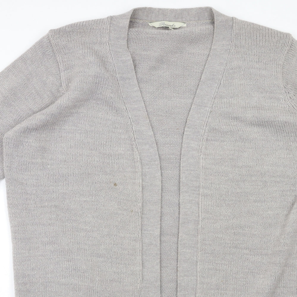 Womens UK Size L Peacocks Grey  Jumper