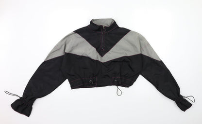 Womens UK Size 8 PRETTYLITTLETHING Black Jacket