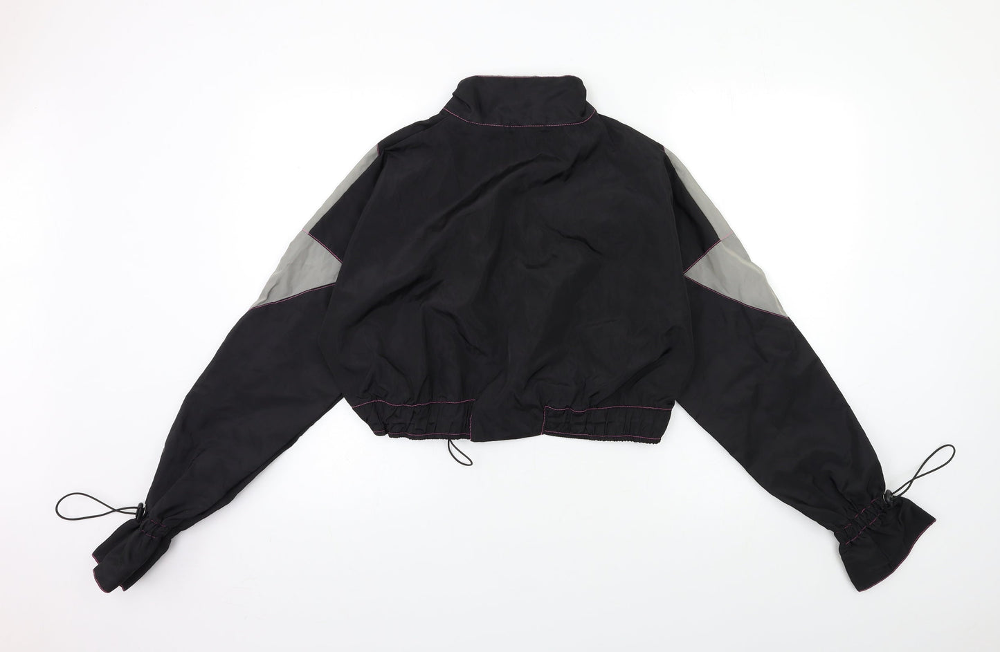 Womens UK Size 8 PRETTYLITTLETHING Black Jacket