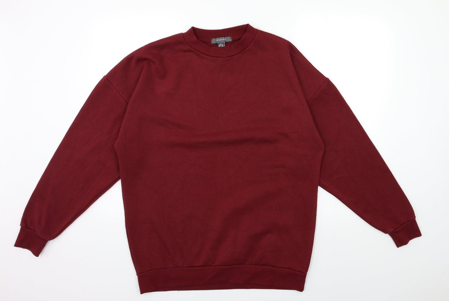 Primark Womens Red   Pullover Sweatshirt Size 6