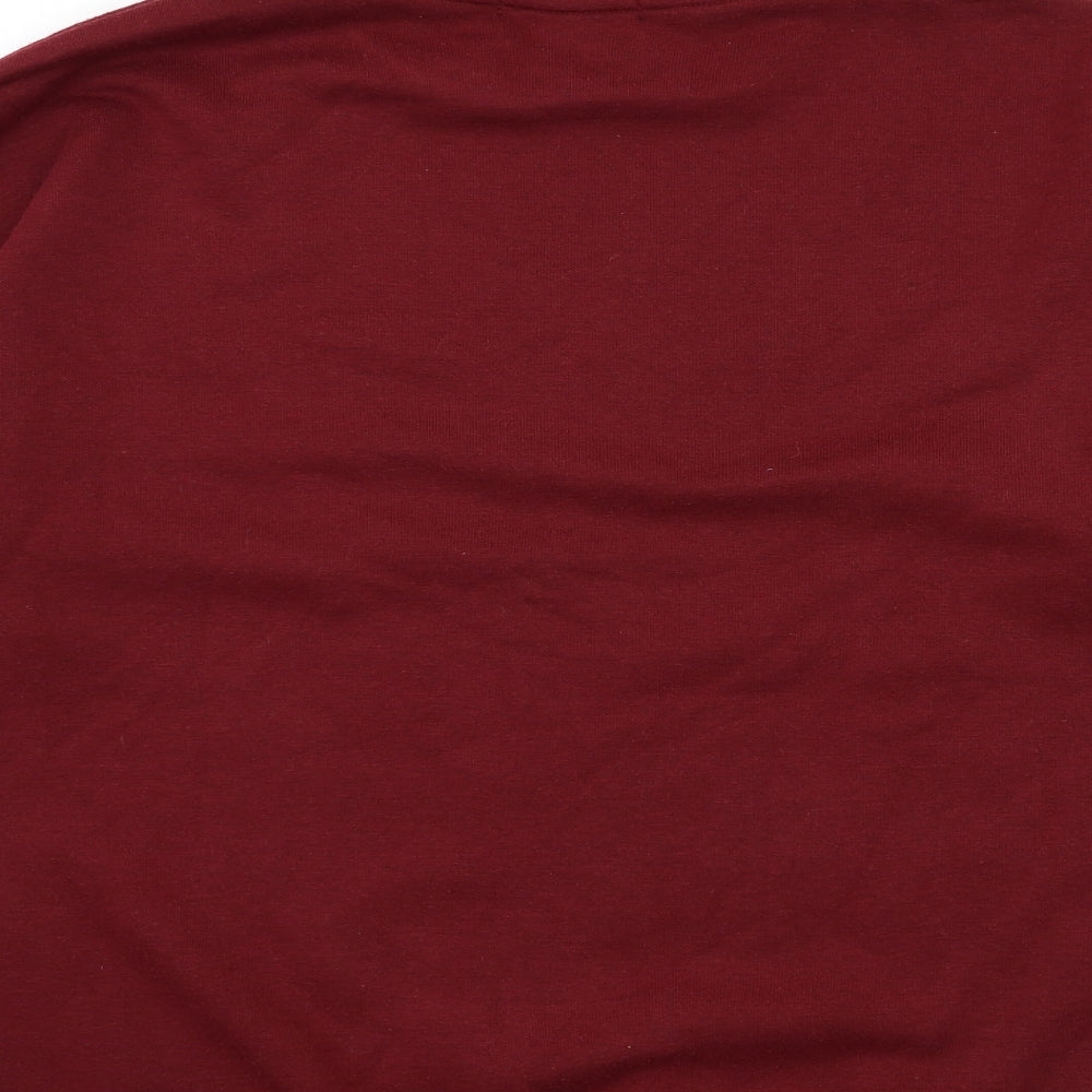 Primark Womens Red   Pullover Sweatshirt Size 6