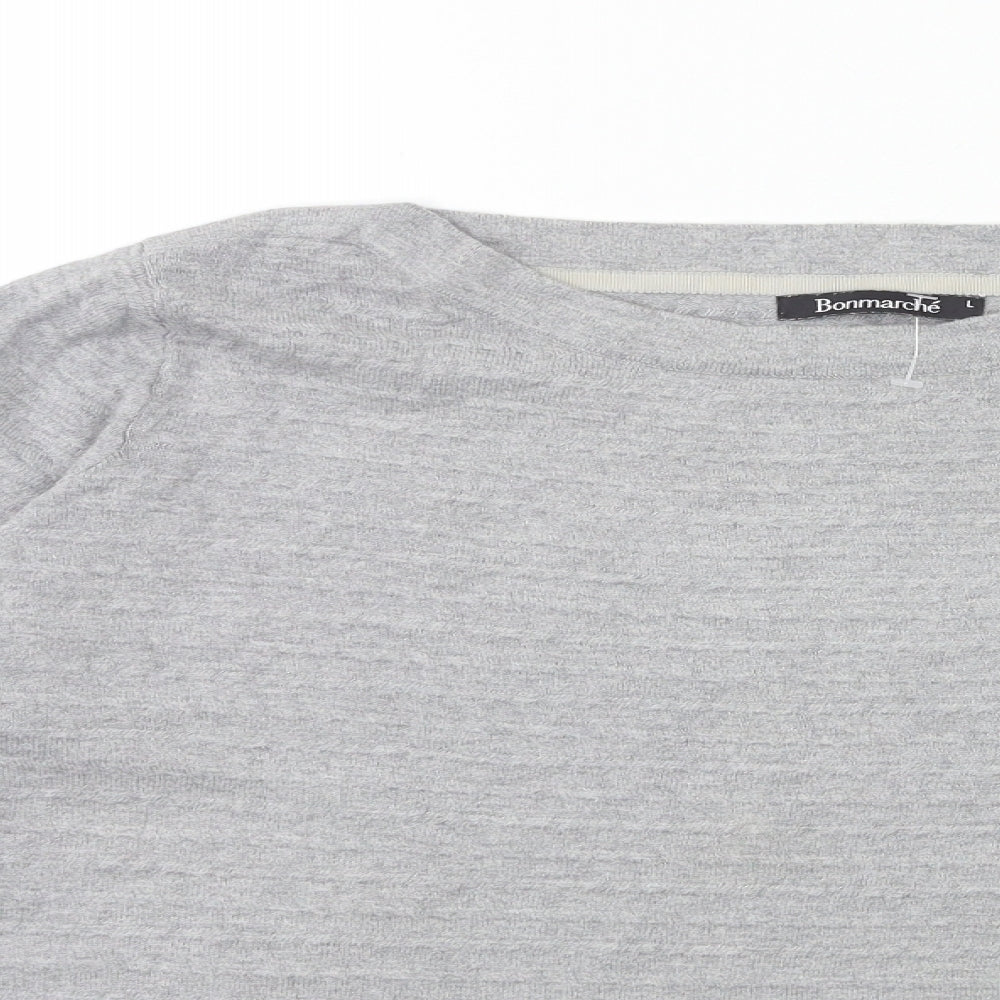 Womens UK Size L Bonmarché Grey Pullover Jumper