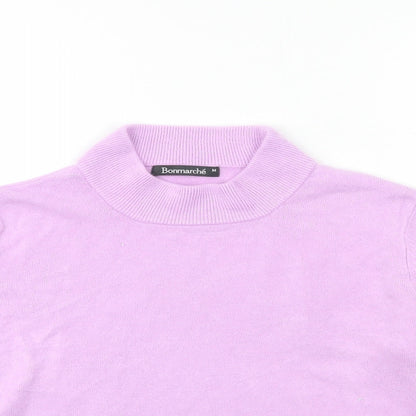 Bonmarché Womens Pink  Knit Pullover Jumper Size M