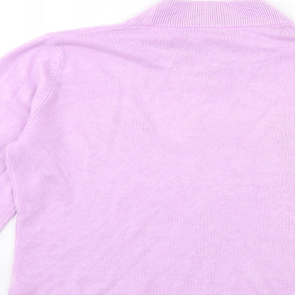 Bonmarché Womens Pink  Knit Pullover Jumper Size M