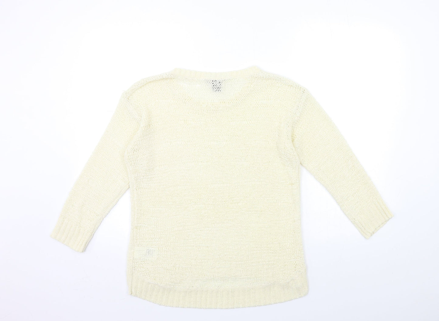 Womens UK Size S H&M Ivory Pullover Jumper