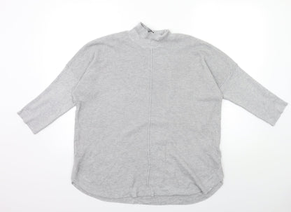 PAYTON PRIMROSE Womens Grey  Knit Pullover Jumper Size M