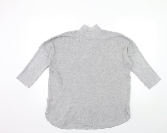 PAYTON PRIMROSE Womens Grey  Knit Pullover Jumper Size M