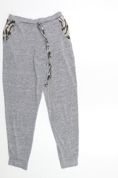 Womens UK Size 23 in Bershka Regular Fit  Grey Trousers