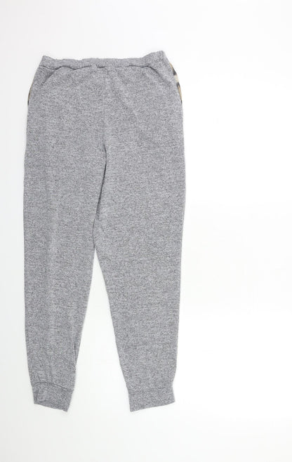 Womens UK Size 23 in Bershka Regular Fit  Grey Trousers