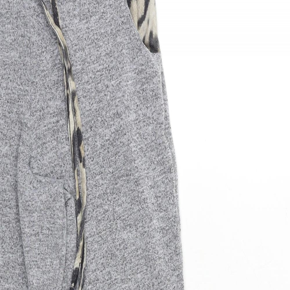 Womens UK Size 23 in Bershka Regular Fit  Grey Trousers
