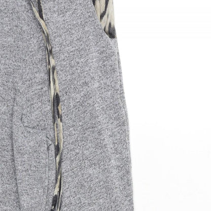 Womens UK Size 23 in Bershka Regular Fit  Grey Trousers