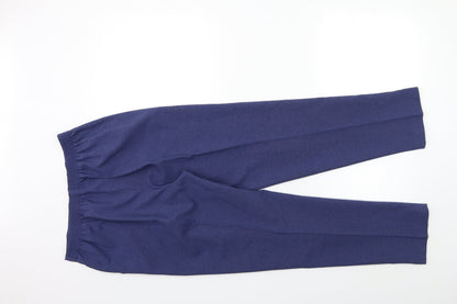 Womens UK Size 12 Classic Regular Fit  Blue Trousers