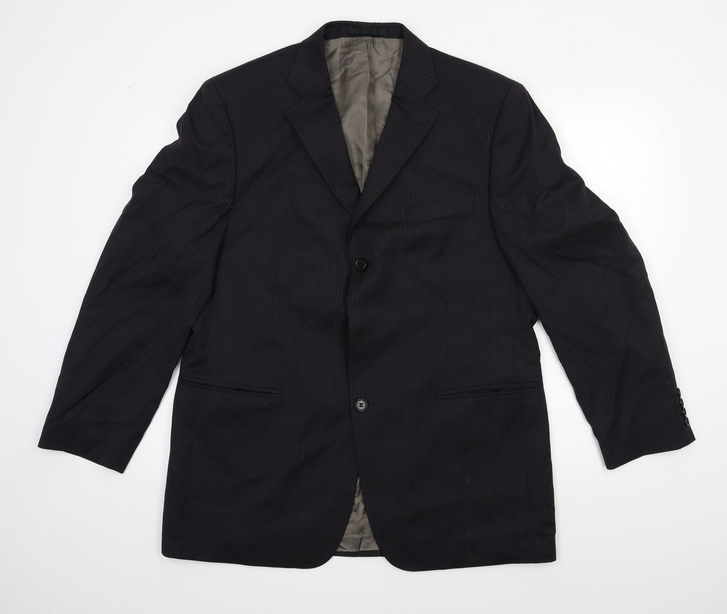 Mens UK Size 42 Marks and Spencer Regular Black Suit Jacket
