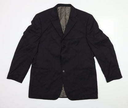 Mens UK Size 42 Marks and Spencer Regular Black Suit Jacket